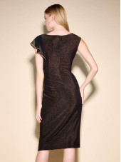 233775 Dress - Black & Gold (Joseph Ribkoff)